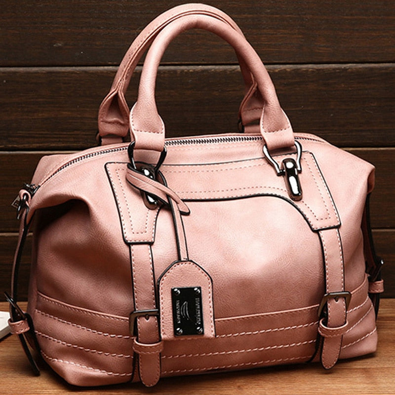 Women Bag Hand Bags Women Leather Handbag Crossbody Bags For Women Ladies Clutch Boston Bag Bolsa Feminina Bolso Mujer - Executive-Skincare