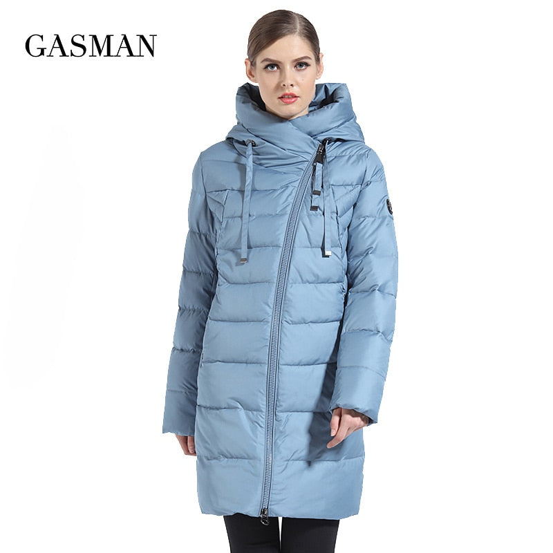 GASMAN 2022 Winter Long Jacket For Women Down Thick Coat Hooded Women Parka Warm Puffer Jacket Female Clothes Outwear 180 - Executive-Skincare