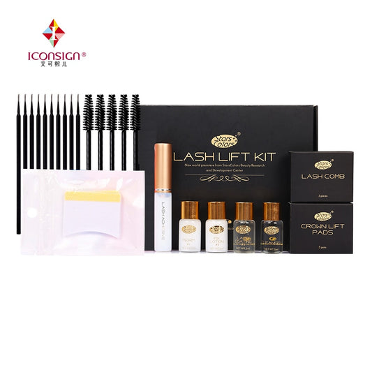 Drop shipping Fast Perm Mini Eyelash Kit Lashes lift Cilia Make Up Perming Lifting Growth Treatments Brushes Pads Beauty Tools - Executive-Skincare