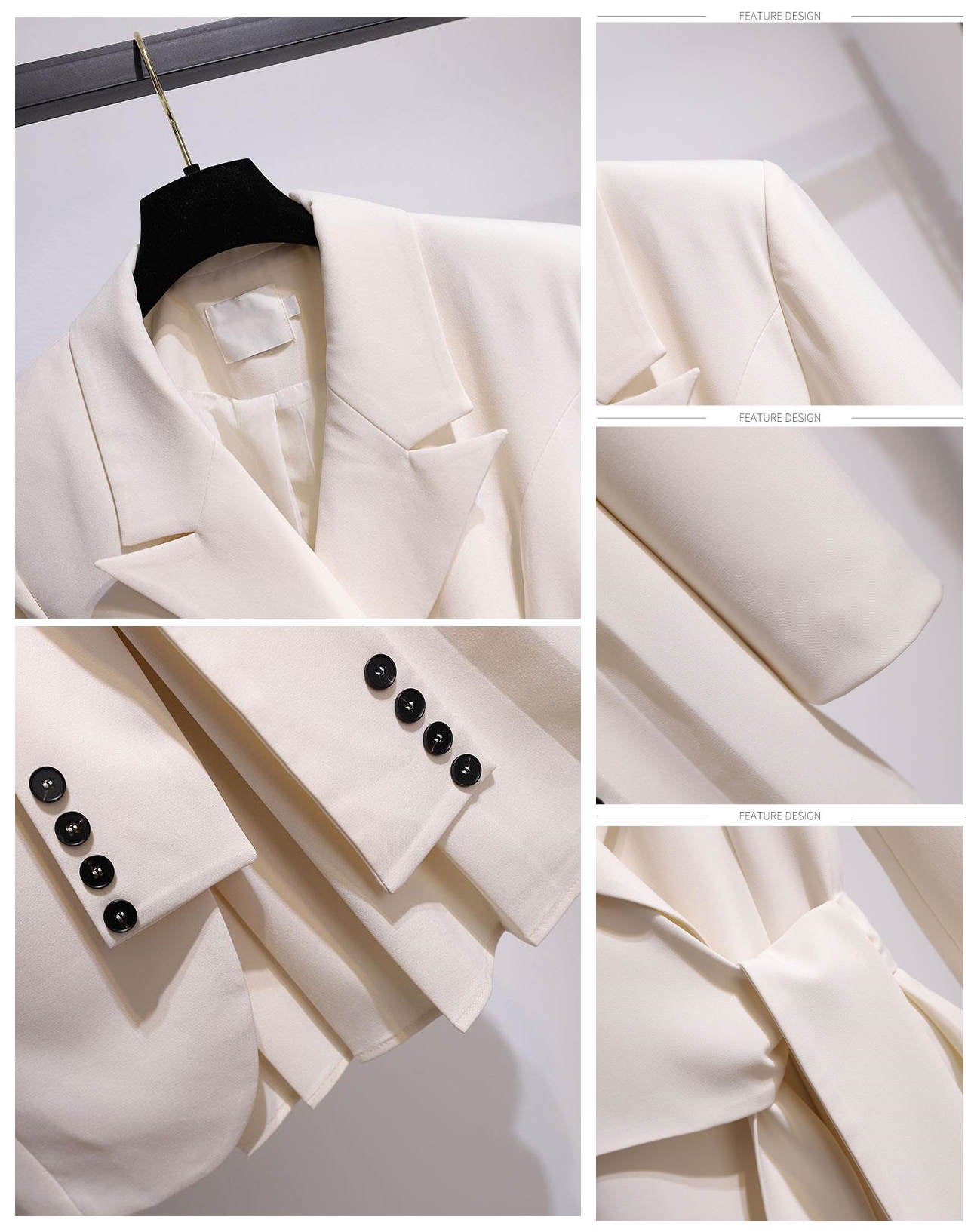 Fashion Trench Coat Dress Women 2022 New Spring Autumn Windbreaker Coat Female Oversize 4XL Black White Belt Blazer Vintage - Executive-Skincare