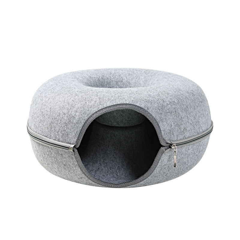 Pet Cats Tunnel Interactive Play Toy Cat bed Dual Use Indoor Toys Kitten Exercising Products Cat Training Toy - Executive-Skincare