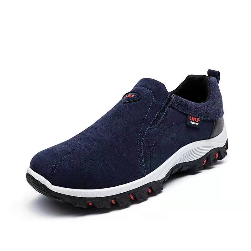 Men Casual Shoes Breathable Outdoor Sneakers Lightweight Walking Shoes Autumn Spring Men Loafers Slip On Dad Shoes Size 39-48 - Executive-Skincare