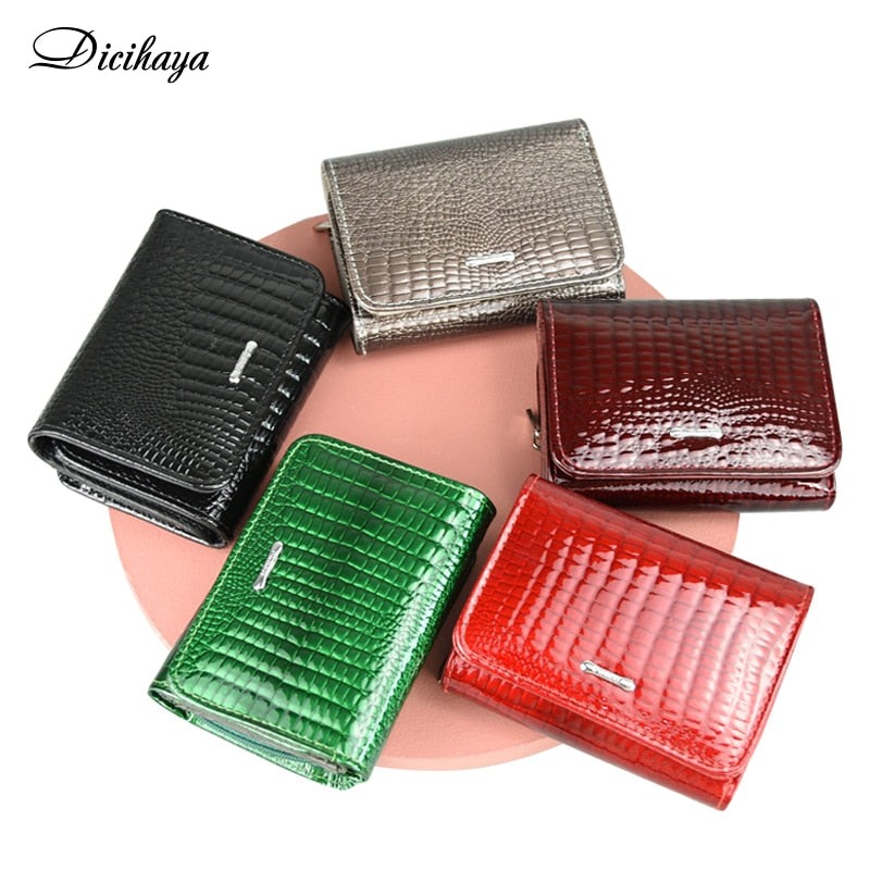 DICIHAYA Women&#39;s Wallet Short Women Coin Purse Leather Wallets For Woman Card Holder Small Ladies Wallet Female Hasp Mini Clutch - Executive-Skincare