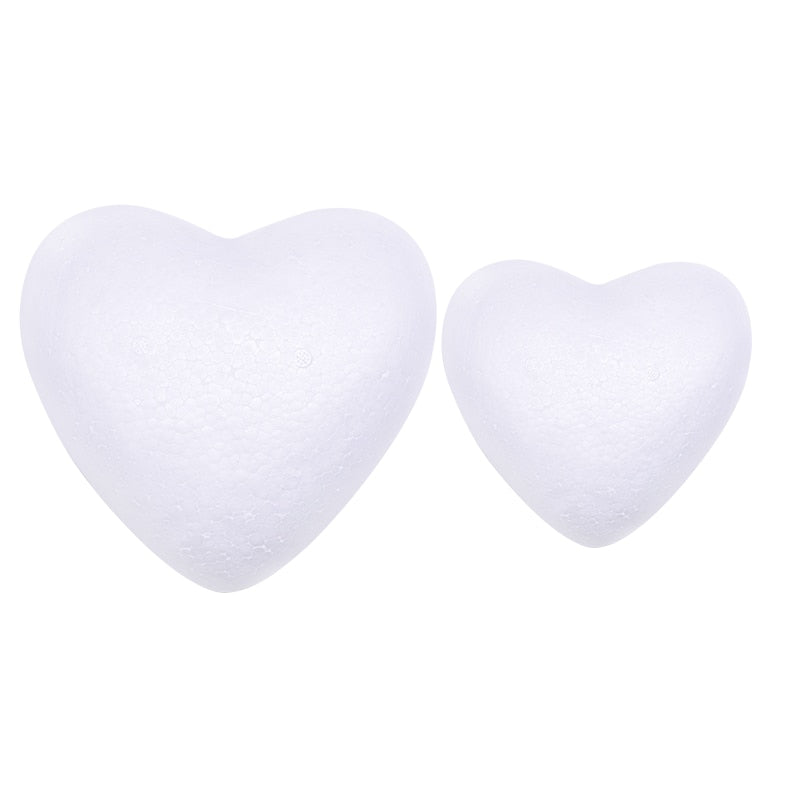 1Pc Polystyrene Styrofoam Foam Heart Rose Bear Crafts For Birthday Party DIY Decoration Wedding Valentines Day Gift - Executive-Skincare