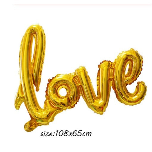 I Love You Kiss Me Lips Love Foil Balloon For Valentines Day Decoration Wedding Anniversary Inflatable Balloon Birthday Gifts - Executive-Skincare