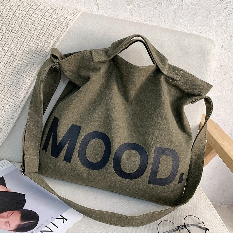 Canvas Bag High Capacity Women&#39;s Handbags Shoulder Bags Designer Literary Simplicity Totes Bags Women Crossbody Bags Bolso Mujer - Executive-Skincare