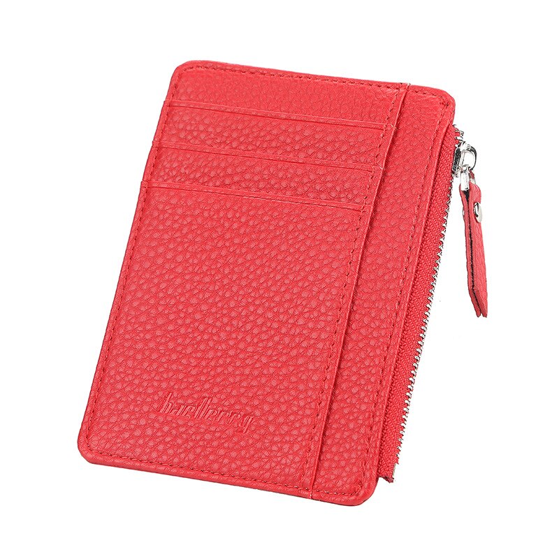 2021 New Mini Women Wallets Card Wallets Name Engraving Zipper PU Leather Top Quality Fashion Female Purse Card Holder Wallet - Executive-Skincare