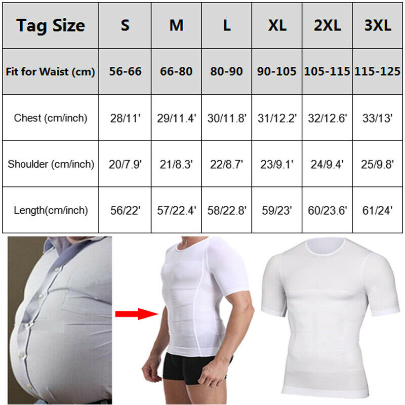 Men Slimming Shaper Posture Vest Male Tummy Abdomen Corrector Compression  Chest Corset - Executive Quality Store