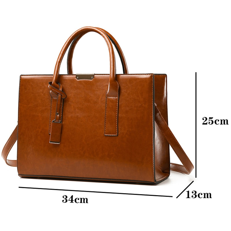 New Famous Designer Brand Bags Ladies PU Leather Handbag Tote Bags For Women Purse Shoulder Bag Travel Casual Handbag Sac a Main - Executive-Skincare