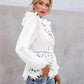 Women Boho Long Sleeve Floral Lace White Tops Blouses Hollow Back Summer Beach Elegant Shirt harajuku femme Clothes Party Tops - Executive-Skincare