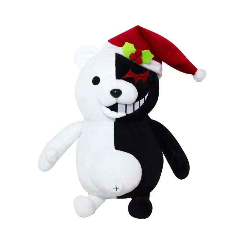 Dangan Ronpa Super Danganronpa 2 Monokuma Black &amp; White Bear Plush Toy Soft Stuffed Animal Dolls Birthday Gift for Children Kids - Executive-Skincare