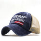 Hot Trump 2024 American Presidential Hat Make America Great Again Hat Donald Trump Republican Hat Cap MAGA Embroidered Mesh Cap - Executive-Skincare