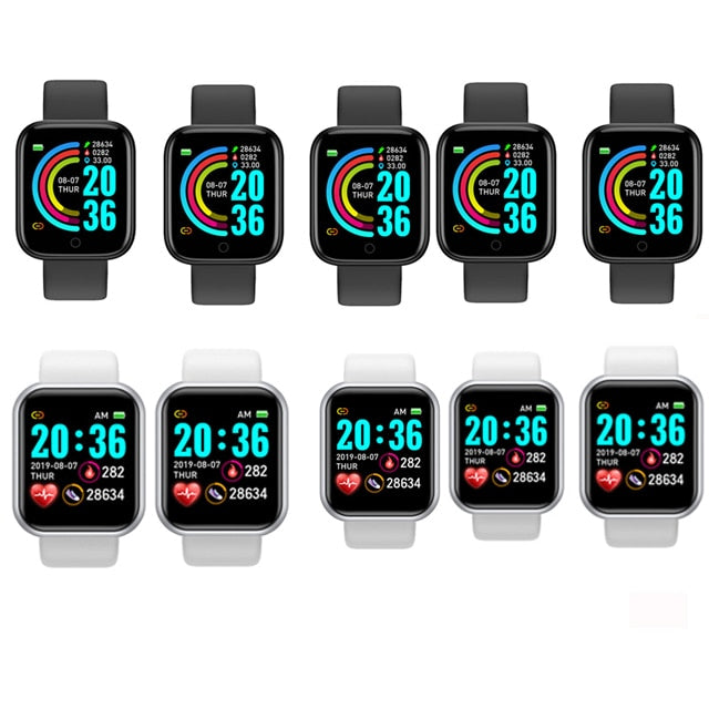 Wholesale 10PC Y68 D20 Smart Watch Male Female Free Shipping Put Photo Heart Rate Waterproof Best Smart watch IWO 13 Y68/D20 Pro - Executive-Skincare