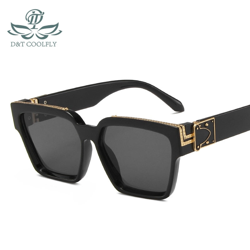 D&amp;T 2020 New Fashion Cat Eye Sunglasses Women Men Cool PC Color Lens Metal Logo PC Frame Leopard Brand Designer Sunglasses UV400 - Executive-Skincare