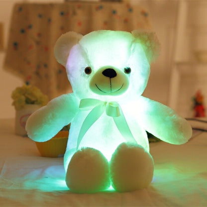 32-75CM Luminous Creative Light Up LED Teddy Bear Stuffed Animal Plush Toy Colorful Glowing Teddy Bear Christmas Gift for Kid - Executive-Skincare