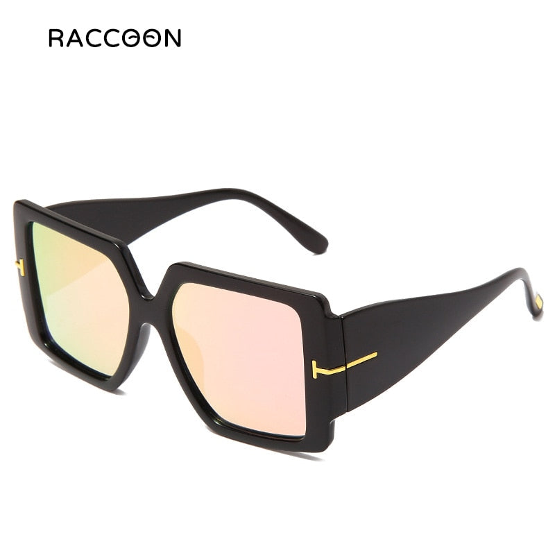 2021 Brand Design Oversized Square Tom Sunglasses For Women Men Fashion Retro Summer Driving Travel Uv400 Big Sun Glasses Shades - Executive-Skincare