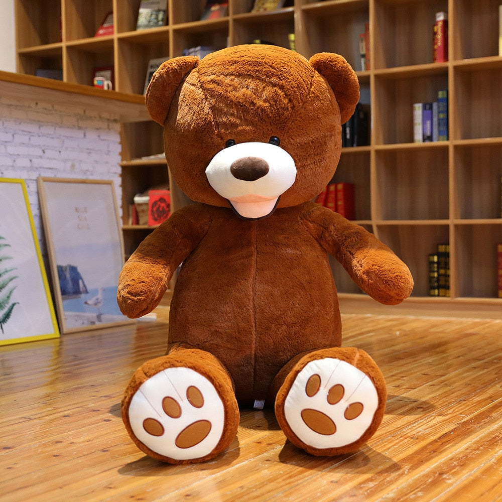 1pc 100cm The Giant Teddy Bear Plush Toy Stuffed Animal High Quality kids Toys Birthday Gift Valentine&#39;s Day Gifts for women - Executive-Skincare