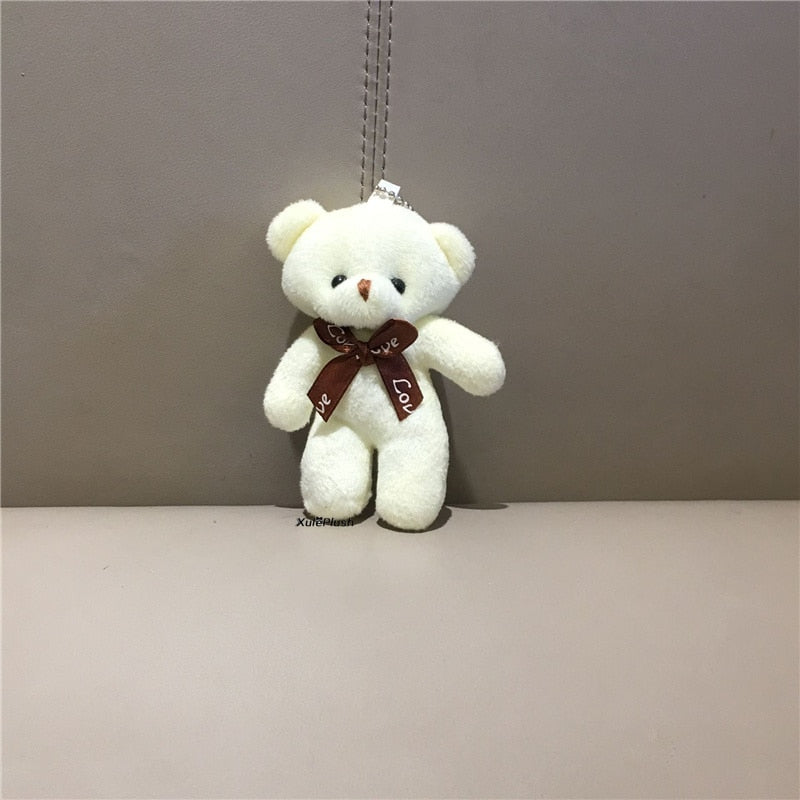 6Colors, 10CM Plush Stuffed Bear Toy Doll Multi-Colors For Wedding Bouquet GIFT - Executive-Skincare