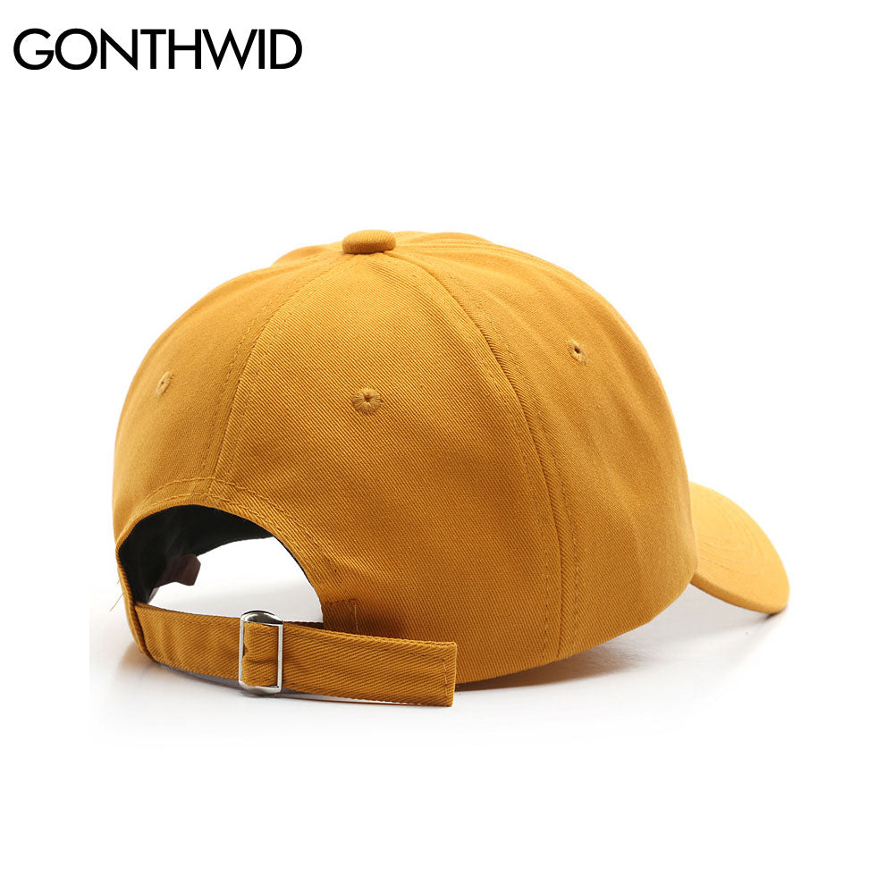 GONTHWID Embroidery Smile Face Adjustable Baseball Caps Hip Hop Harajuku Casual Bboy Snapback Hats Mens Women Visor Sun Hat - Executive-Skincare