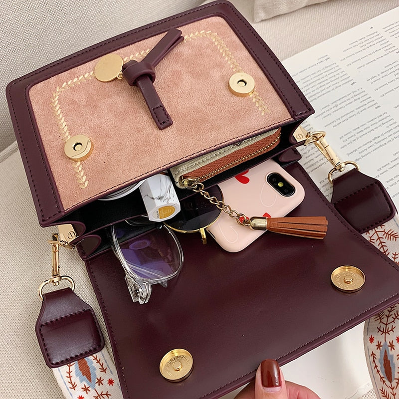 Petrichor Brand Women Handbags Fashion PU Leather Phone Bags Small Crossbody Bag Casual Ladies Flap Shoulder Bag Female Bolso - Executive-Skincare