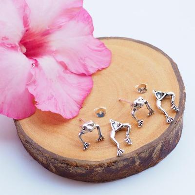 Frog Earrings Childlike Women Earrings Kawaii Frog Earring Animal Party Jewelry for Women - Executive-Skincare