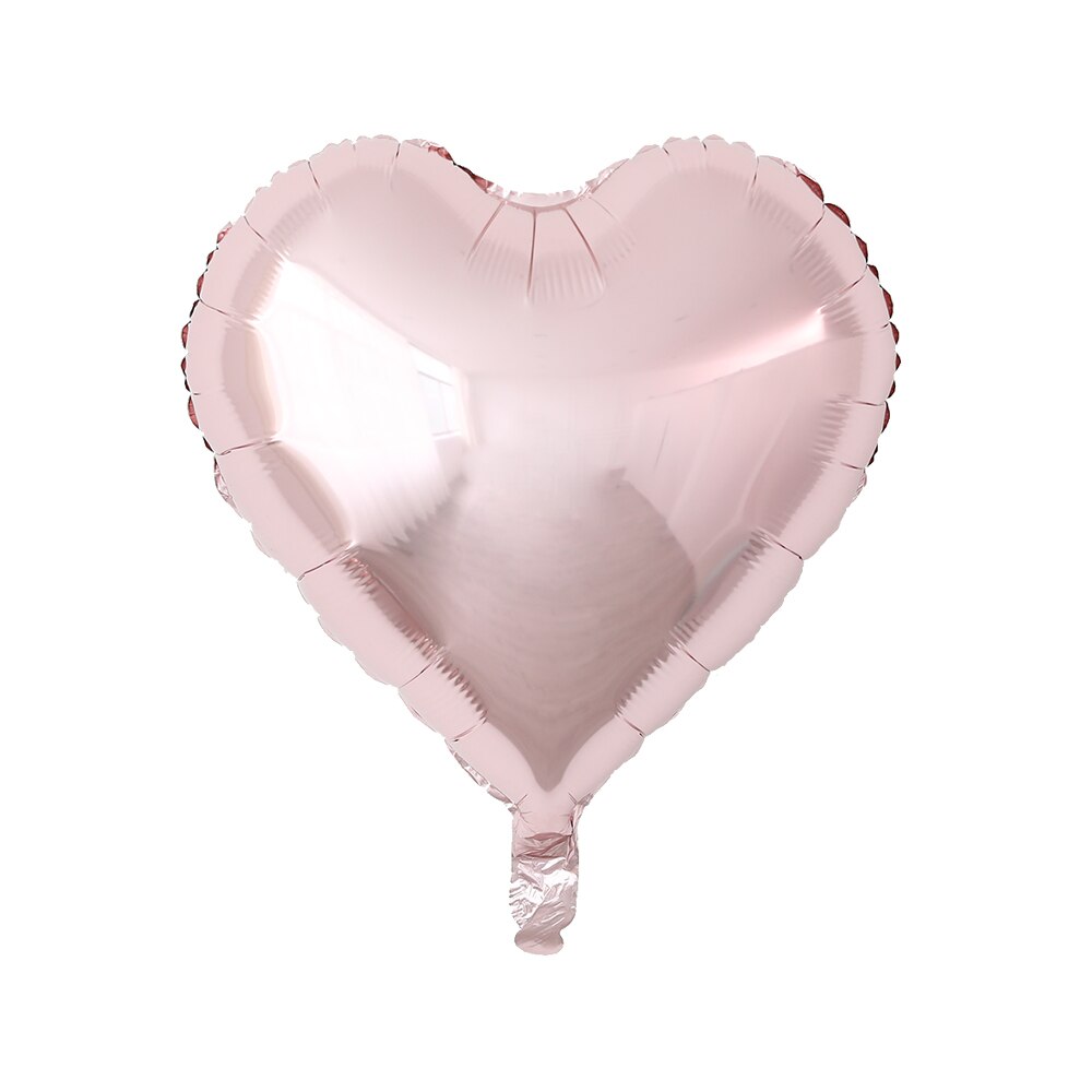 10pcs 18inch Rose Gold Red Pink Love Foil Heart Helium Balloons Wedding Birthday Party Balloons Valentine's Day - Executive-Skincare