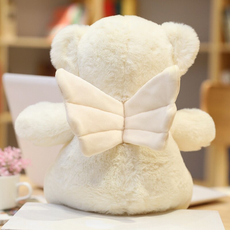 Hot New Quality White Rose Fragrance Angel Bear Plush Toy Soft Stuffed Cartoon Animal Teddy Bear Doll Valentine&#39;s Gift For Girls - Executive-Skincare