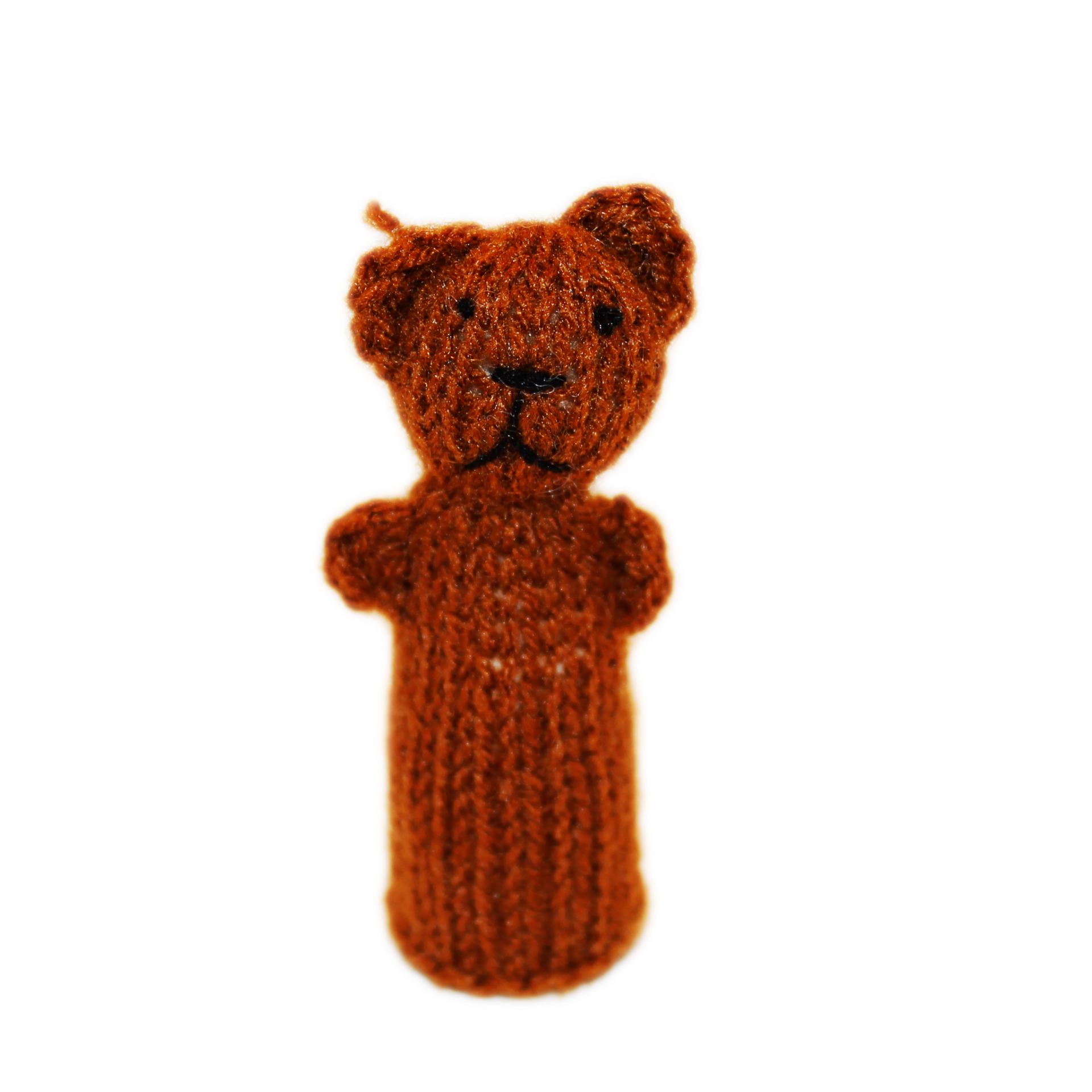 Cuddly Brown Bear Finger Puppet - Executive-Skincare