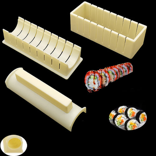 Iyounice 11pcs/set Sushi Maker Equipment Kit,japanese Rice Ball Cake - Executive-Skincare