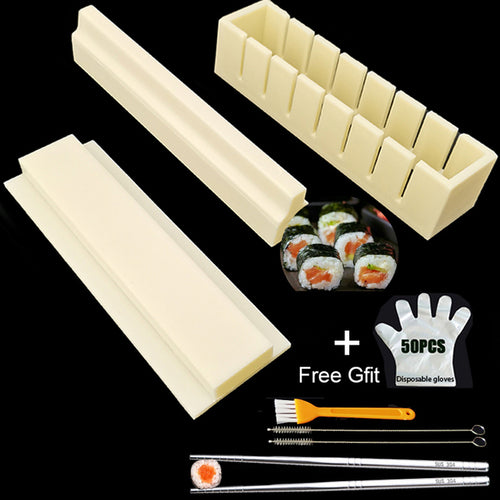 Iyounice 11pcs/set Sushi Maker Equipment Kit,japanese Rice Ball Cake - Executive-Skincare