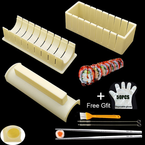 Iyounice 11pcs/set Sushi Maker Equipment Kit,japanese Rice Ball Cake - Executive-Skincare