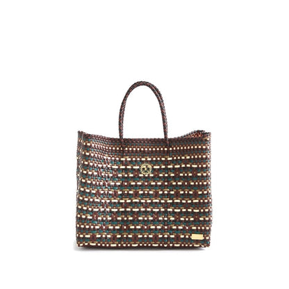 SMALL BURGUNDY GOLD TOTE BAG - Executive-Skincare