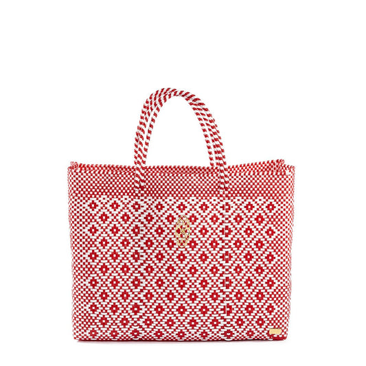 RED AZTEC BOOK TOTE BAG AND CLUTCH - Executive-Skincare