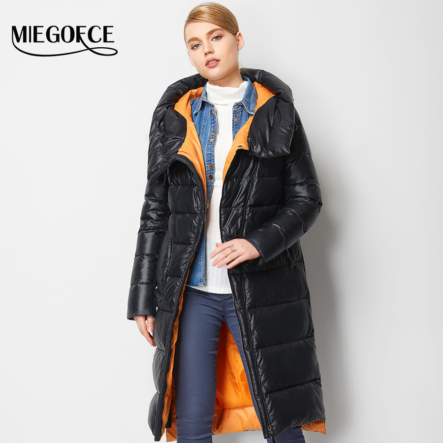 Miegofce 2022 Fashionable Coat Jacket Women's Hooded Warm Parkas Bio - Executive-Skincare