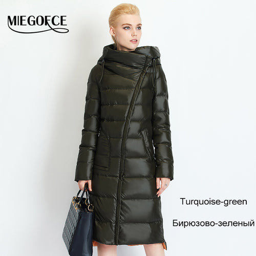 Miegofce 2022 Fashionable Coat Jacket Women's Hooded Warm Parkas Bio - Executive-Skincare