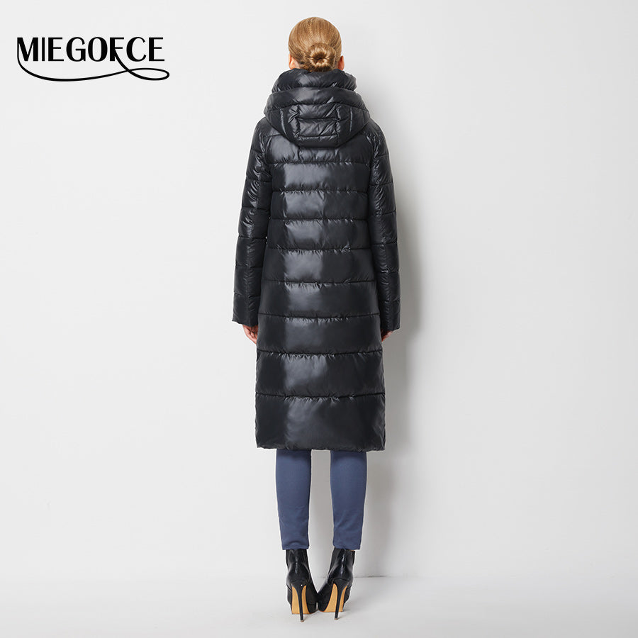 Miegofce 2022 Fashionable Coat Jacket Women's Hooded Warm Parkas Bio - Executive-Skincare