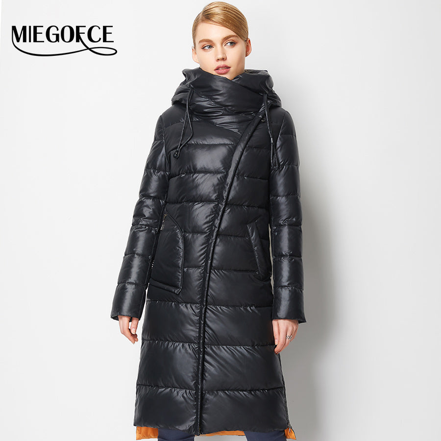 Miegofce 2022 Fashionable Coat Jacket Women's Hooded Warm Parkas Bio - Executive-Skincare