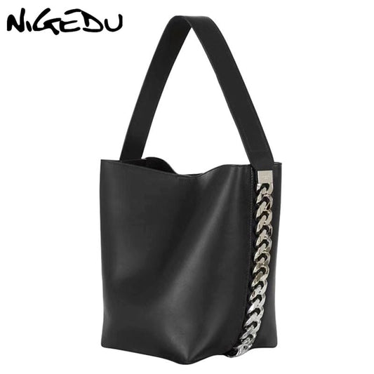 Nigedu Large Women Handbag Luxury Designer Shoulder Bag For Female Big - Executive-Skincare