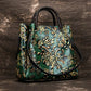 Natural Skin Embossed Messenger Shoulder Female Handbag Tote Bags