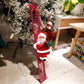 New Christmas Ornaments Gift Electric Climbing Ladder Santa Claus Doll - Executive-Skincare