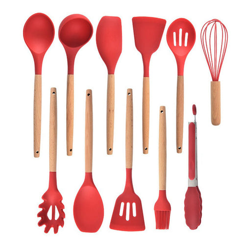 Non-stick Silicone Kitchenware Cooking Utensils Set Cookware Spatula - Executive-Skincare