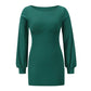 Women's Sexy Casual Long Sleeve Short Dress Mini Dress - Executive-Skincare