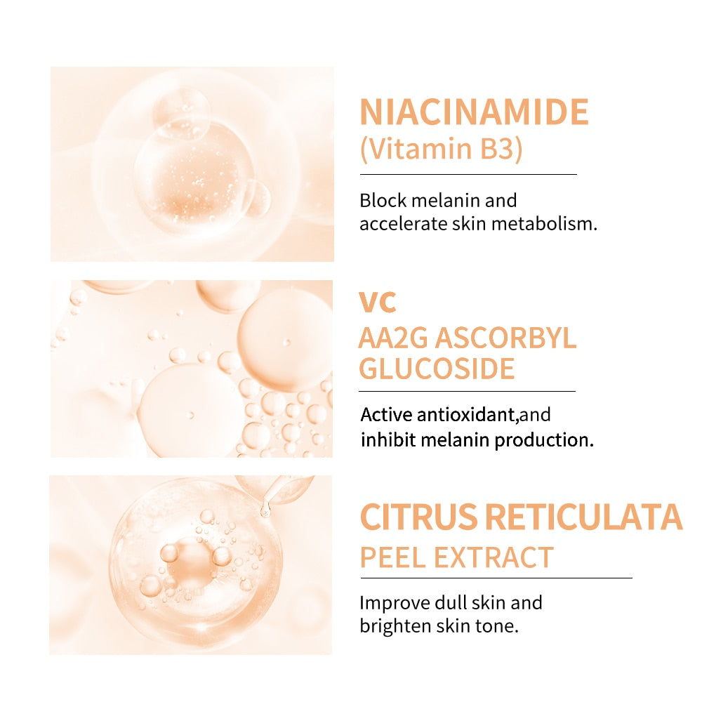 LANBENA Niacinamide Face Serum Facial Whitening Anti Aging Wrinkle Hyaluronic Acid Moisturizing Shrink Pores Serum Skin Essence - Executive-Skincare