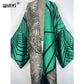 2022 WINYI Summer holiday Beach Wear Cover up sweet lady boho Cardigan stitch colorful sexy Holiday long Sleeve Kimono kaftan - Executive-Skincare