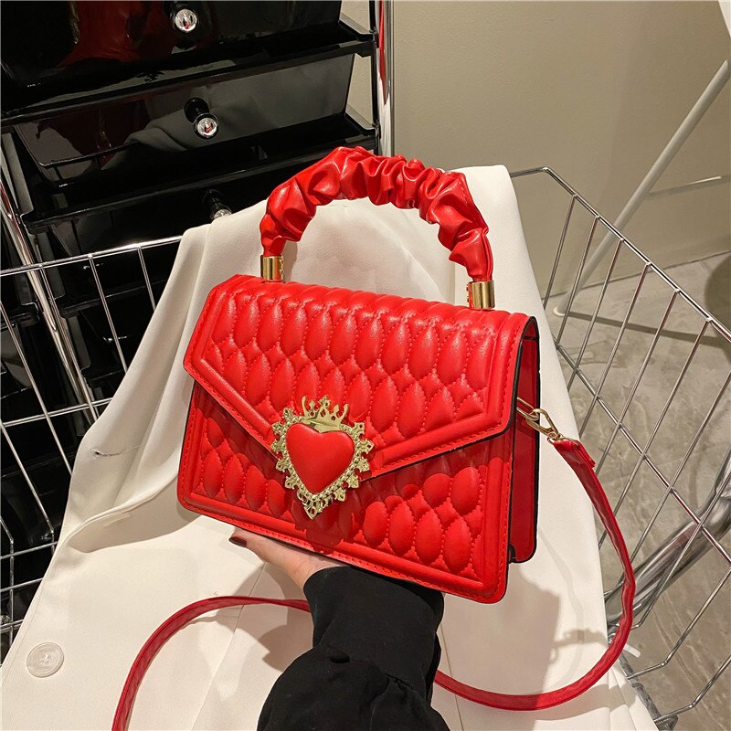 Fashion Luxury Designer Handbags 2022 Autumn Winter Embossed Crossbody Bags for Women Folds Top-handle Bags Female Shoulder Bag - Executive-Skincare