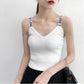 Gorset Camisoles for Women Woman Crop Knit Bow Top Cropped Debardeur Femme Chest Binder Women Tank Corto Dropshipping - Executive-Skincare