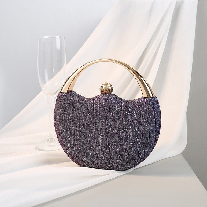 Wedding Clutch Bag Luxury Handbags For Women Elegant Round Shoulder Bag Female Small Party Evening Clutch Bag Purse Sac A Main - Executive-Skincare