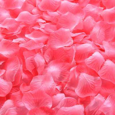 500/1000/3000 Pcs Of 5*5cm Artificial Rose Petal Artificial Flower Silk Petals Valentine&#39;s Day Wedding Flower Decoration Flowers - Executive-Skincare