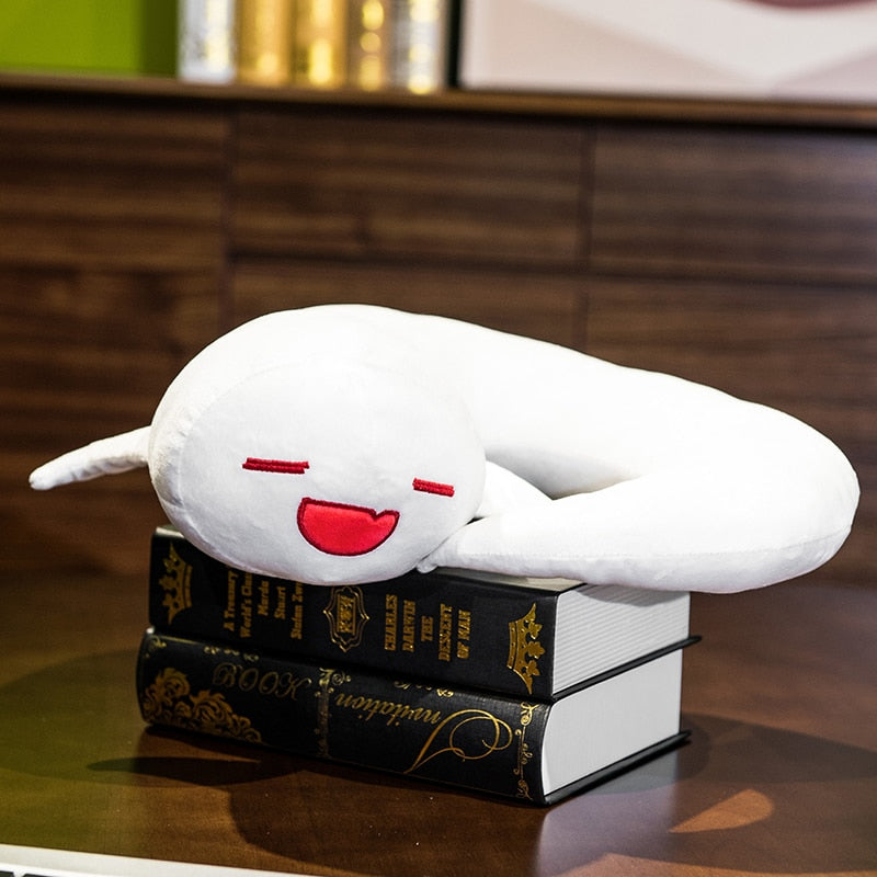 Genshin Impact Plush Doll Cosplay Tartaglia Whale Plush Toys Zhongli Dragon Hutao Ghost Pillows - Executive-Skincare