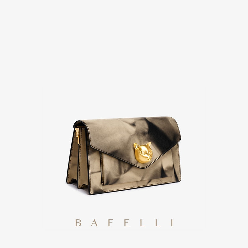 BAFELLI 2022 NEW BAGS FOR WOMEN&#39;S GENUINE LEATHER FASHION TRENDING DESIGNER BRAND LUXURY CROSSBODY SHOULDER CLUTCH CASUAL PURSE - Executive-Skincare